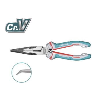 Bent nose pliers THT24816S | 200 mm | Chrome-vanadium (Cr-V)