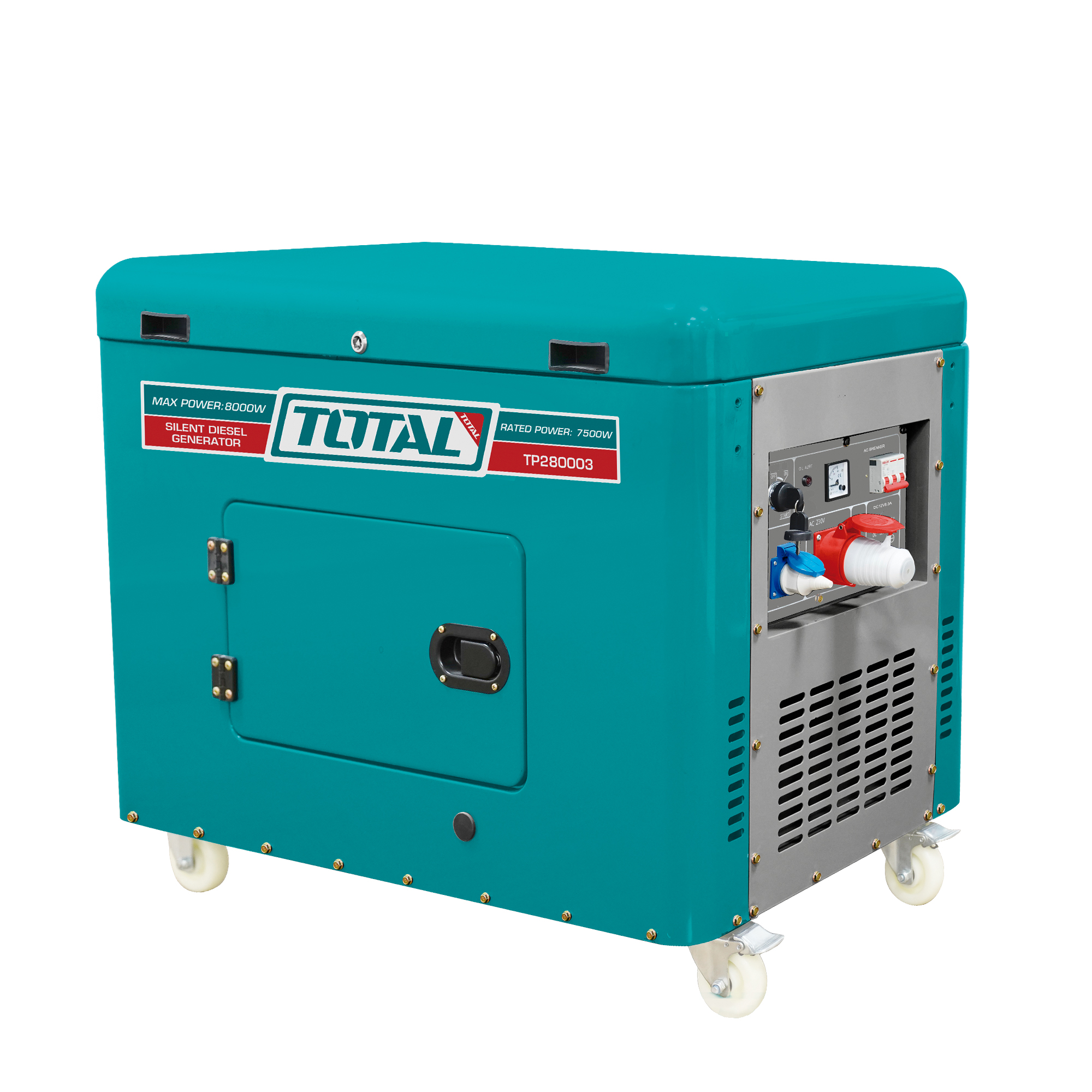 Soundproofed diesel GENERATOR 8.0 kW - Three-phase ATS TP280003-1 | 8.0 kW