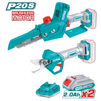 Pack mini pruning chainsaw + hand pruner TOSLI240306E | 20 V
