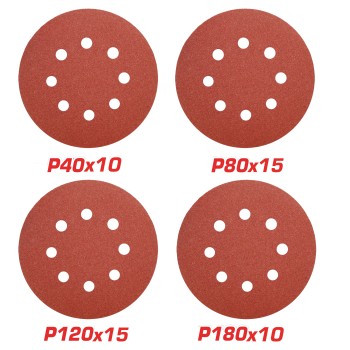 Set of round abrasive sheets TAC7312511 | Ø125 mm