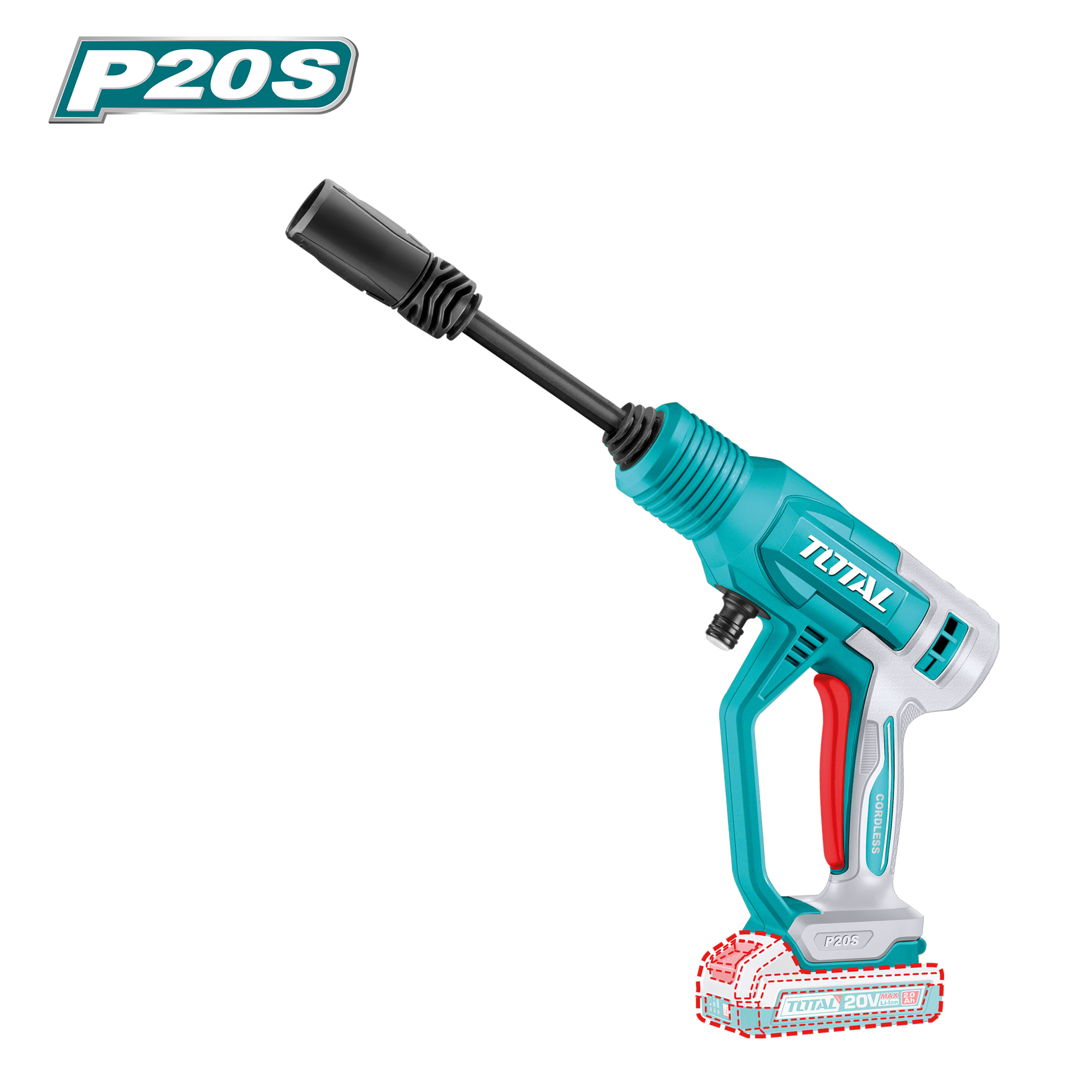 Battery cleaning gun TPWLI2036 | 20 V