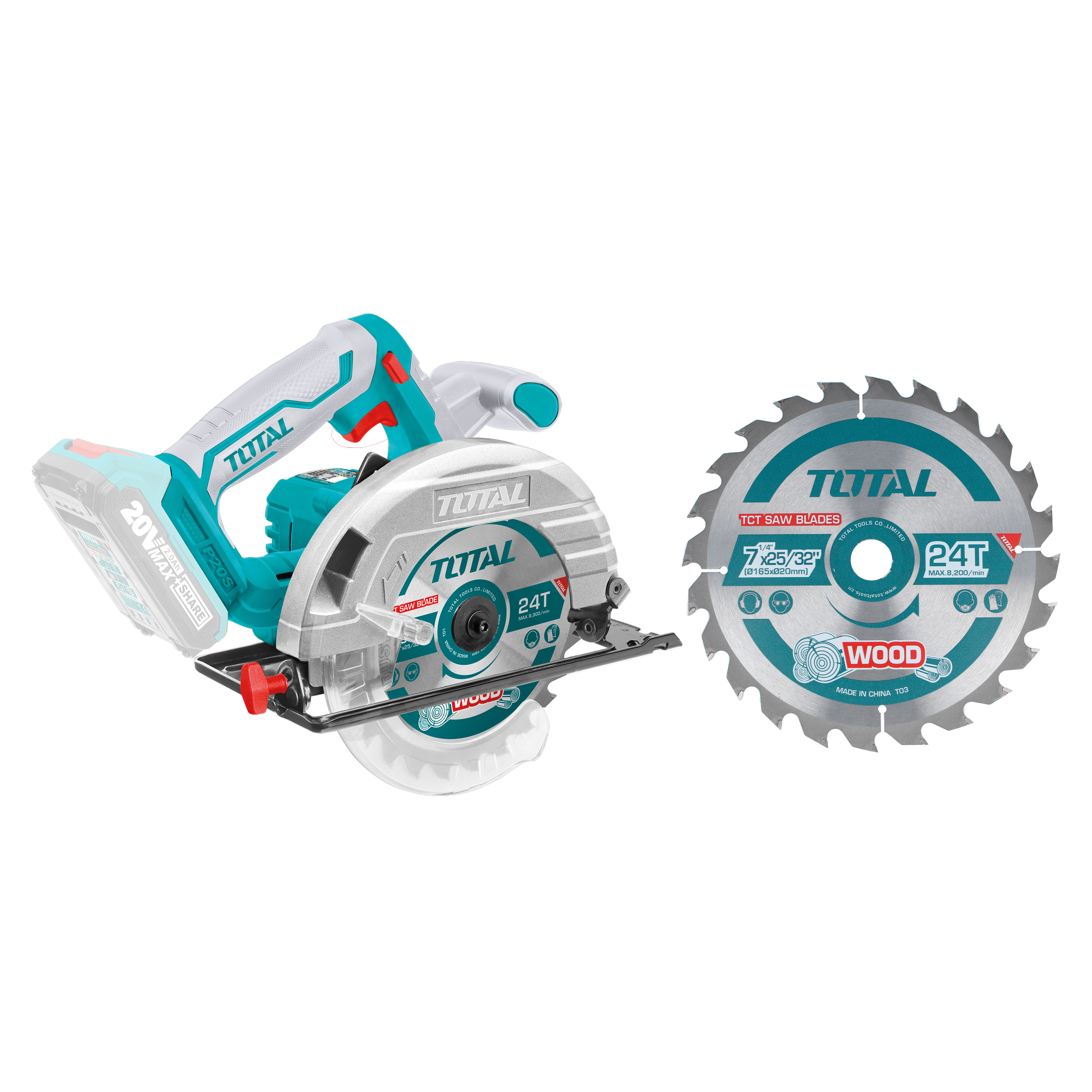 Cordless circular saw TSLI1651 | 20 V