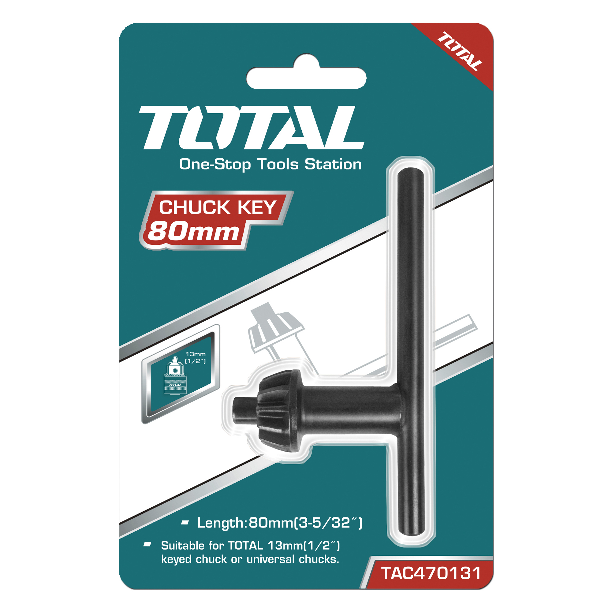 Chuck key TAC470131 | 80 mm