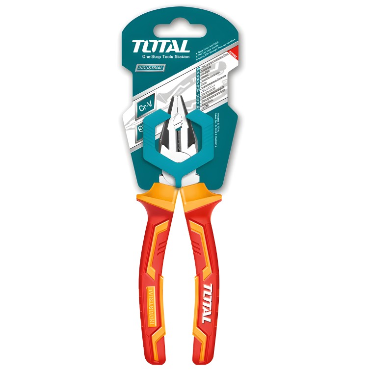 Universal insulated pliers THTIP21 | 160 mm | Chrome-vanadium (Cr-V)