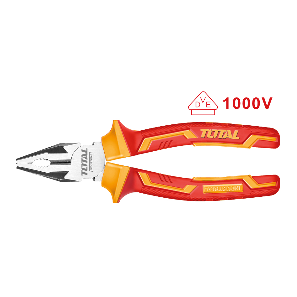 Universal insulated pliers THTIP21 | 180 mm | Chrome-vanadium (Cr-V)