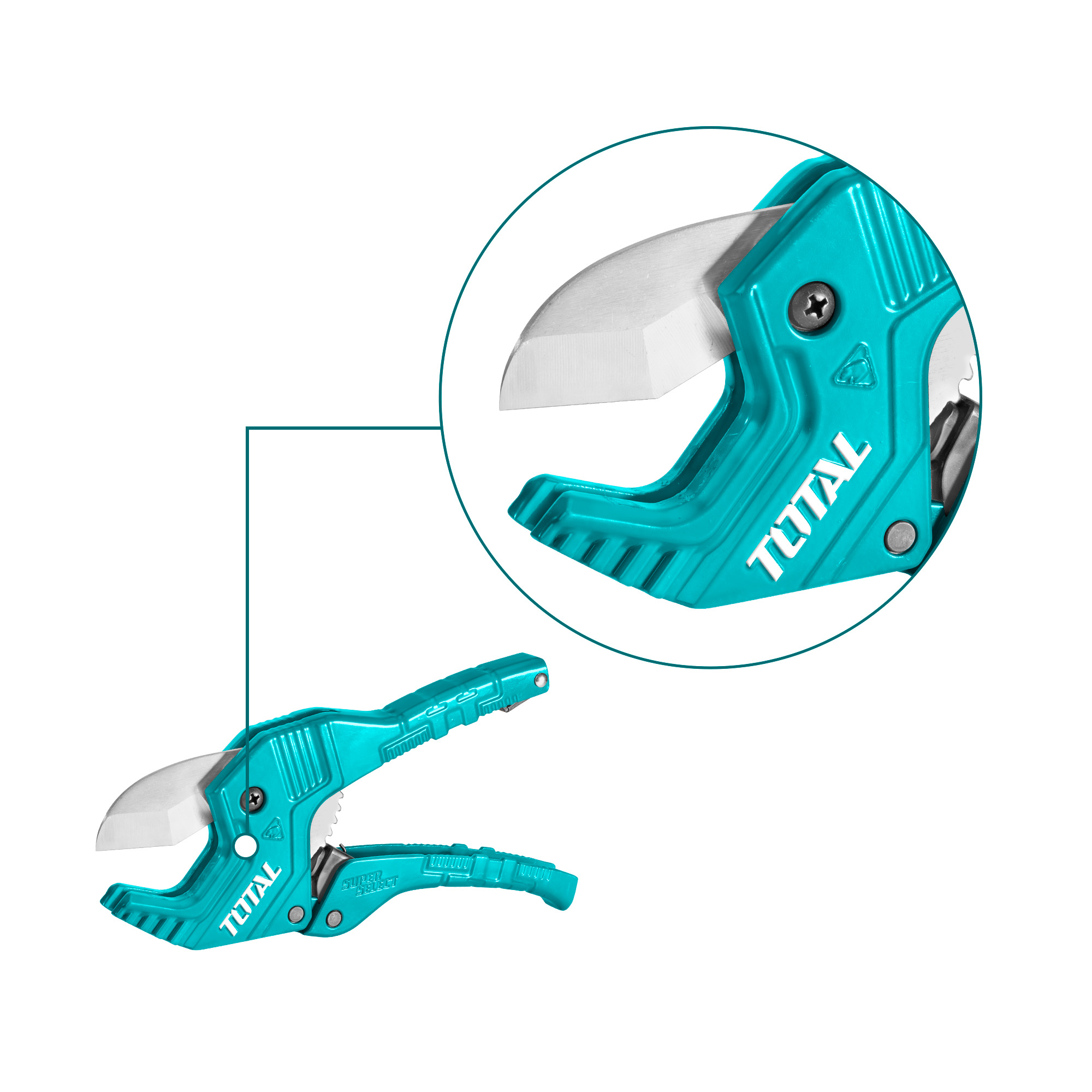 PVC pipe cutter THT534216 | 42 mm | Aluminium