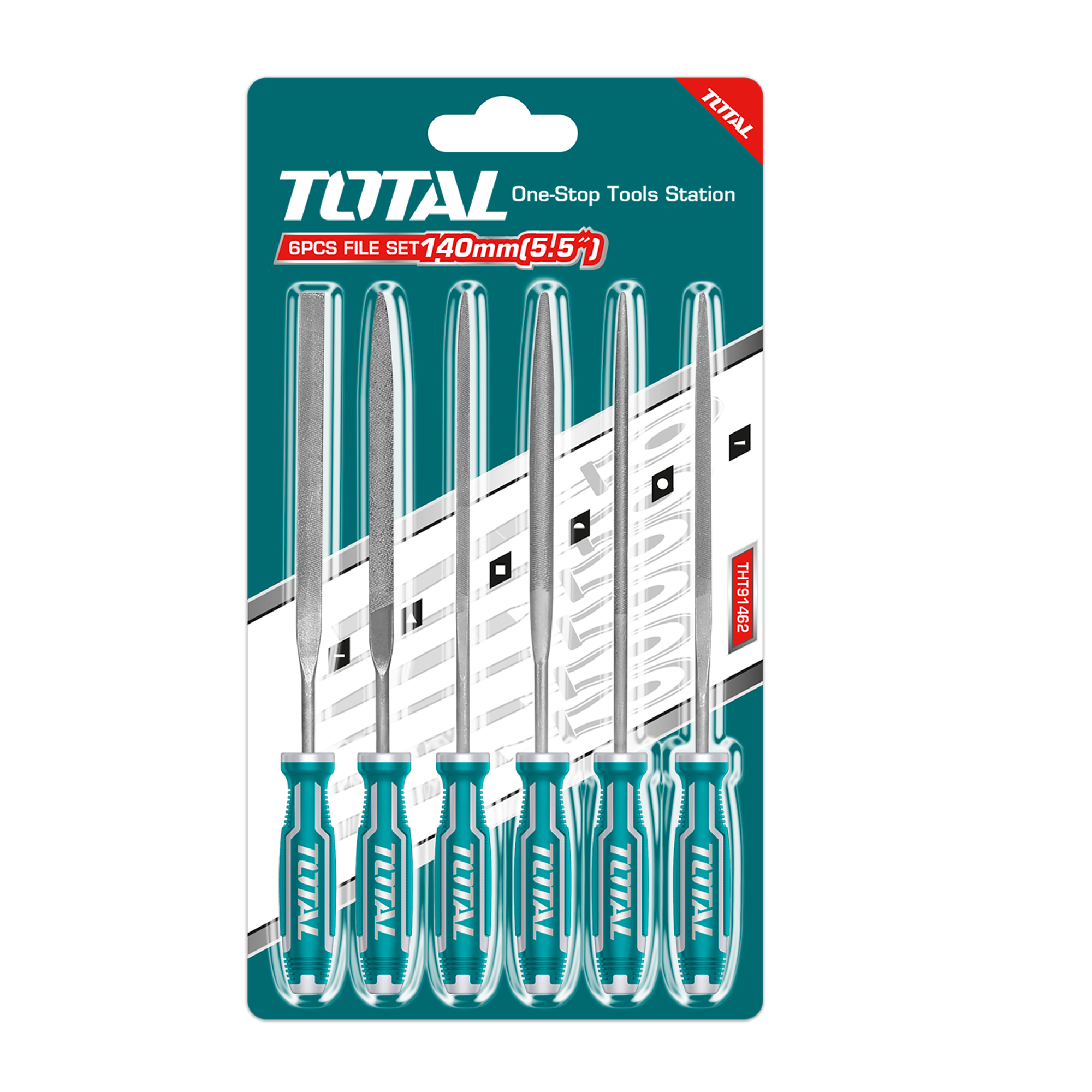 Set of 6 files  THT91462 | 140 mm