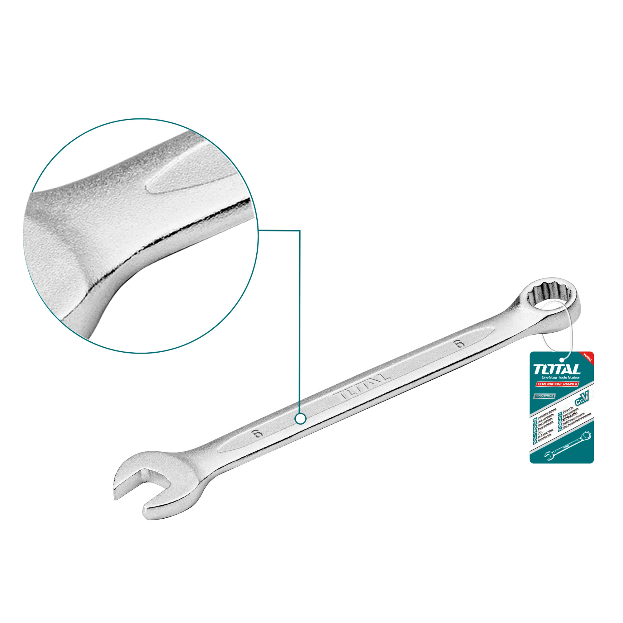 Combination Wrench TCSPA | 11 x 152 mm | Chrome-vanadium (Cr-V)