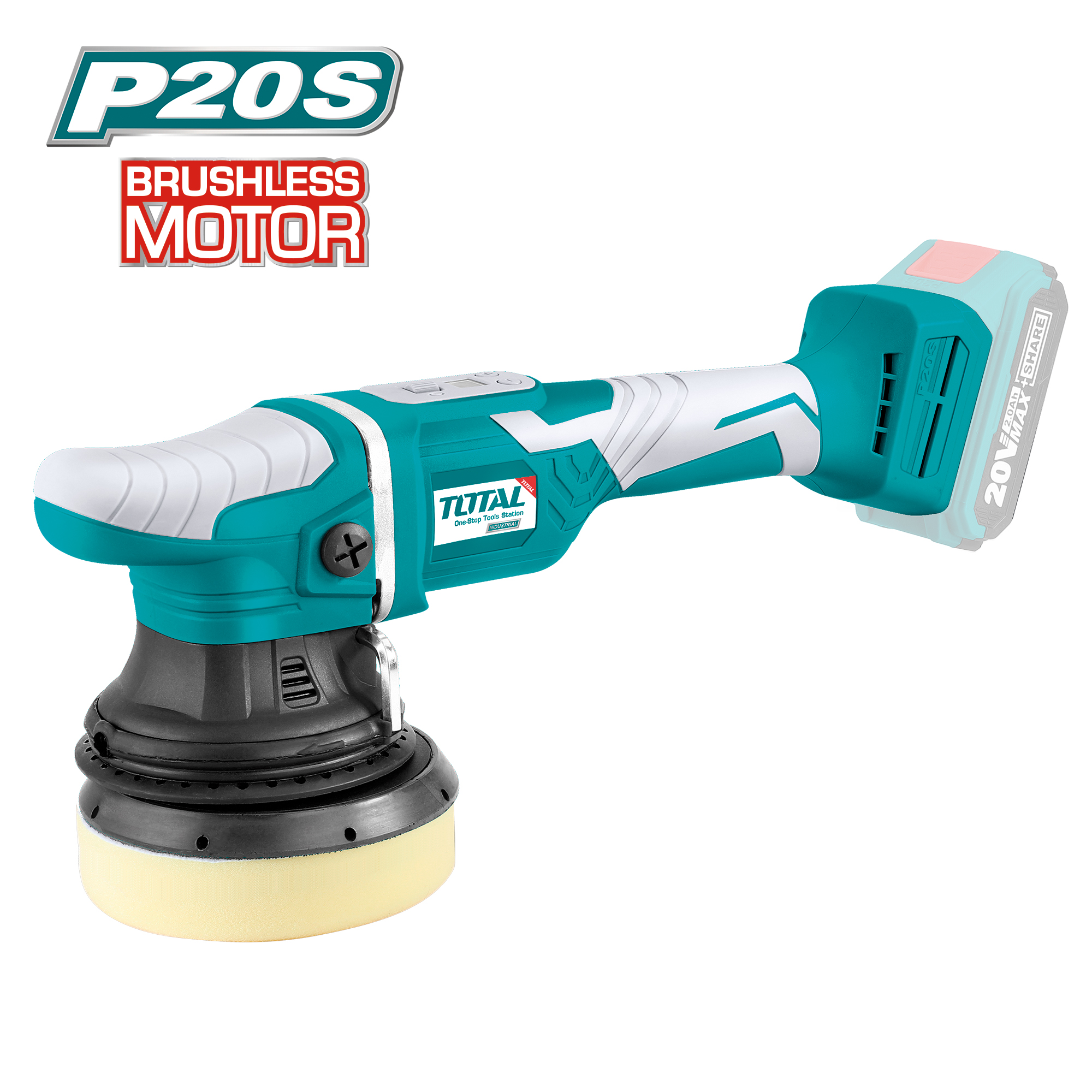 Battery rotary orbital polisher TAPLI2002 | 20 V