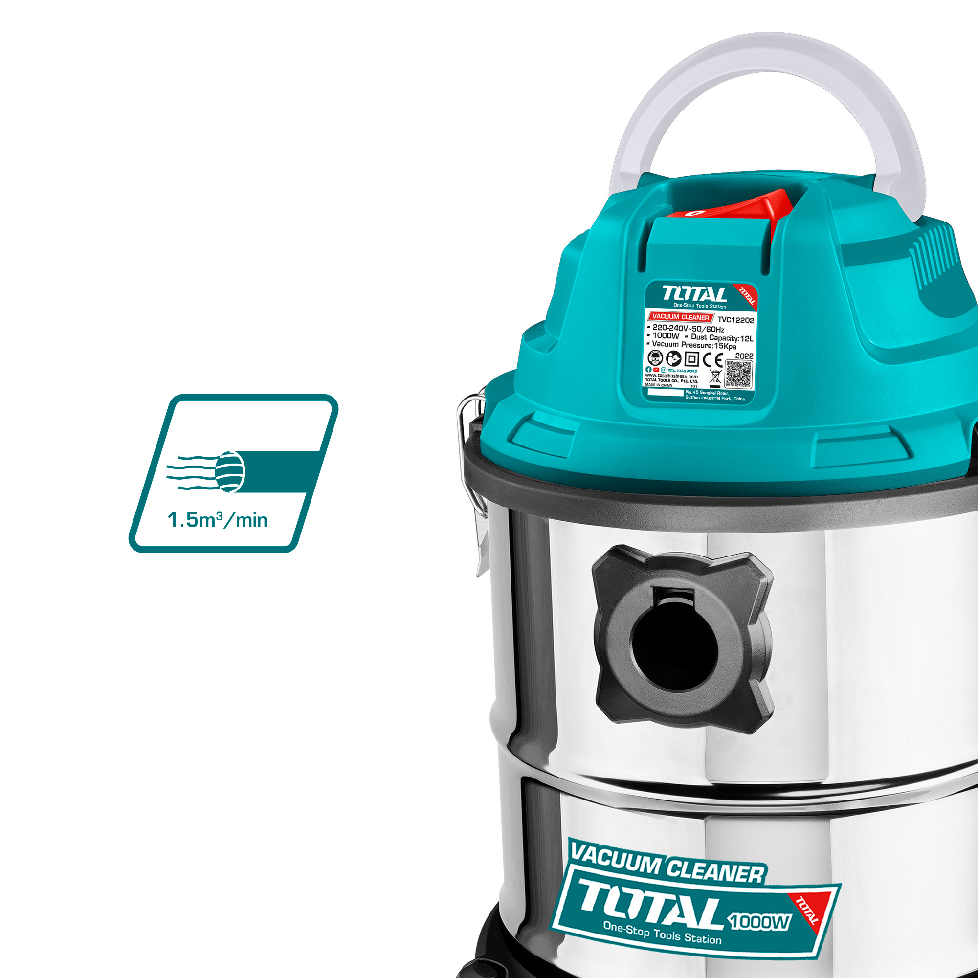 Vacuum Cleaner TVC12202 | 1000 W - 12 l