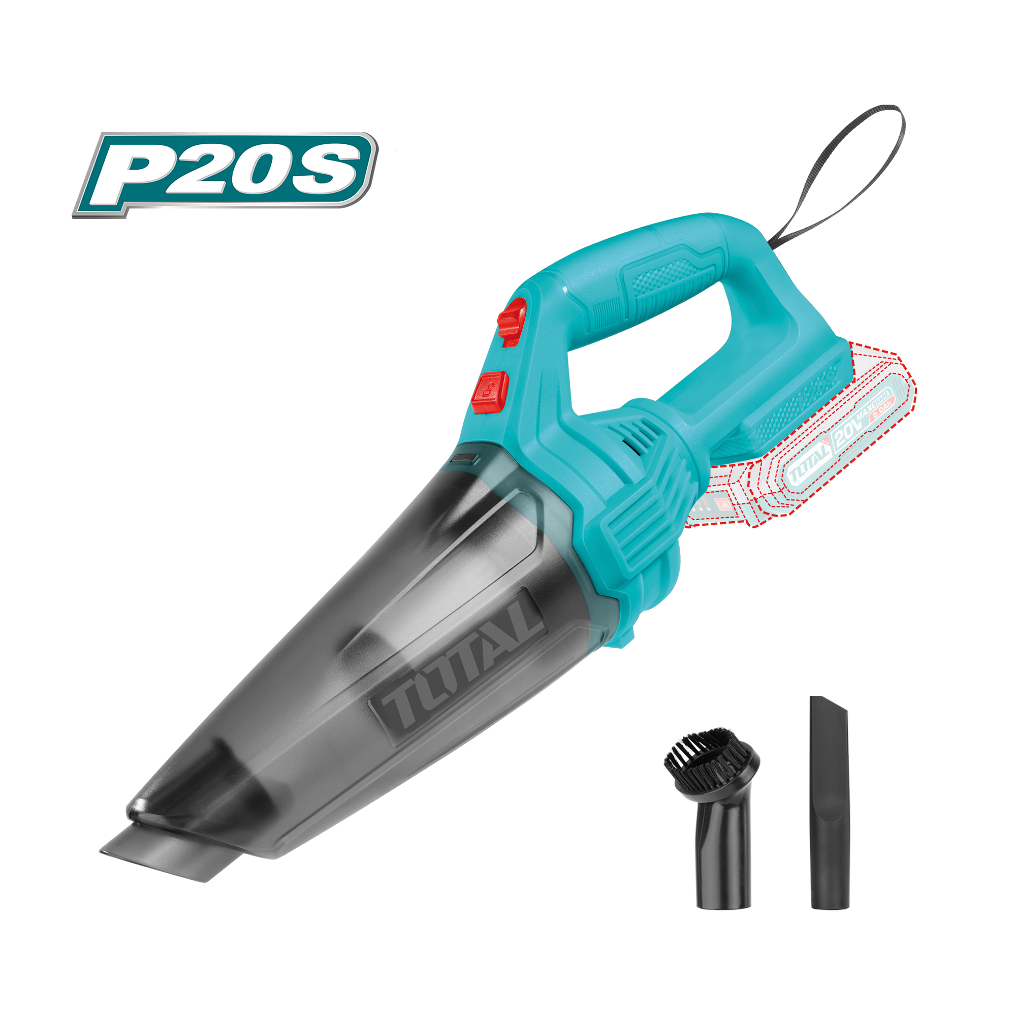 Cordless Vacuum Cleaner TVLI201261 | 20 V