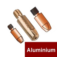 Contact Tips for ALUMINUM Welding Wire