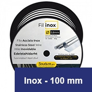 100 mm diameter spool for STAINLESS STEEL welding