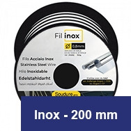 Spool diameter 200 mm for STAINLESS STEEL welding