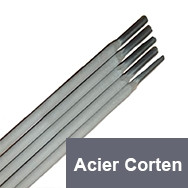 Rod for Corten steel welding