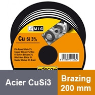 CuSi3 steel wire spool - Brazing – 200 mm