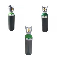 Rechargeable welding gas cylinder without contract