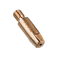 Contact tips for MIG aluminium welding