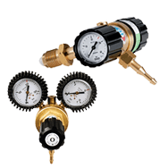 Regulator for welding gas bottle